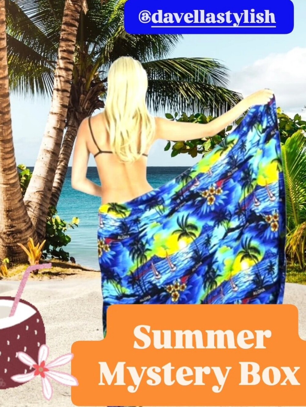 🌞SUMMER VIBES MYSTERY BOX 🌞 + Summer Gift 🌴🍍Ask your Size👙👚👗